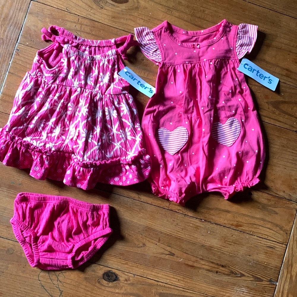 Carter’s 3 month summer clothes